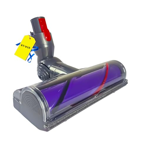 Bürste für Dyson V7 V8 V10 V11 V15 DirektantriebsbüRste Der Bürstenkopf Des Staubsaugers VerfüGt üBer Eine Schnellverschlussfunktion Turbo BodendüSe Geeignet für HartböDen und Teppiche