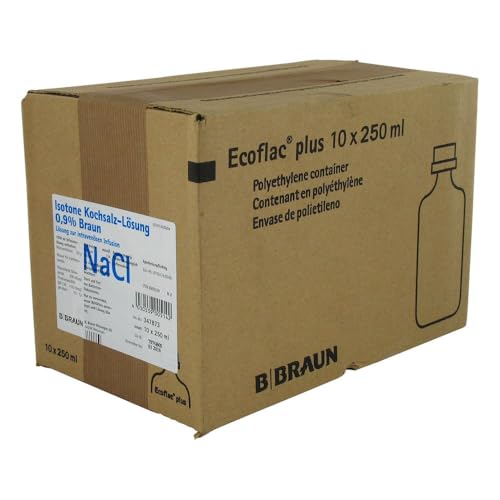 ISOTONE Kochsalz-Lösung 0,9% Braun Ecoflac Plus 10X250 ml