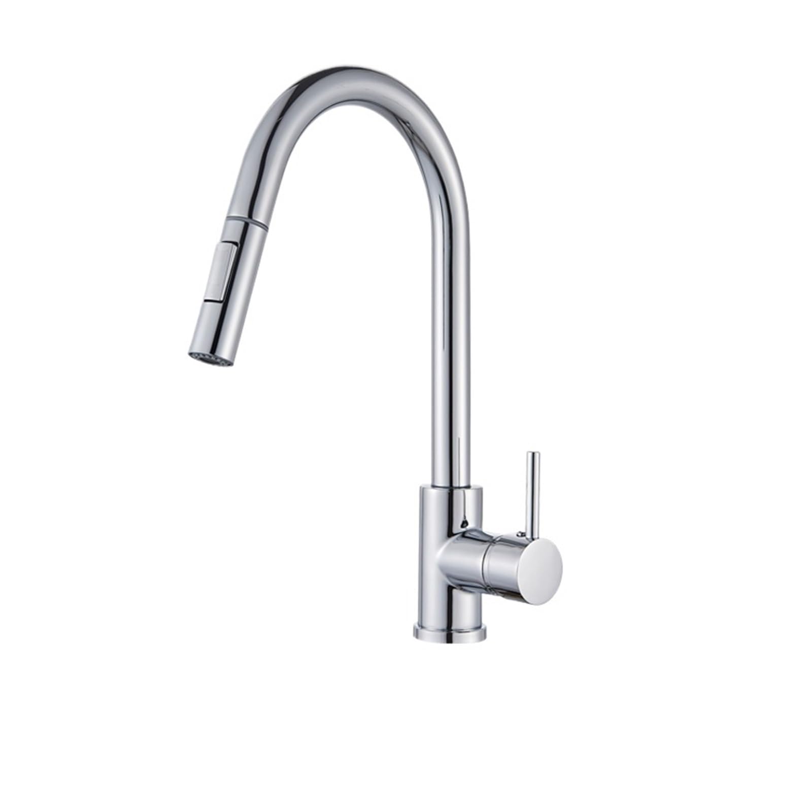 Comptoir de cuisine extractible noir avec robinet mélangeur 360 double entrée eau chaude froide