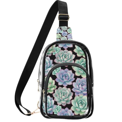 Mochila de hombro transparente linqin sin dolor de hombro para caminatas y viajes