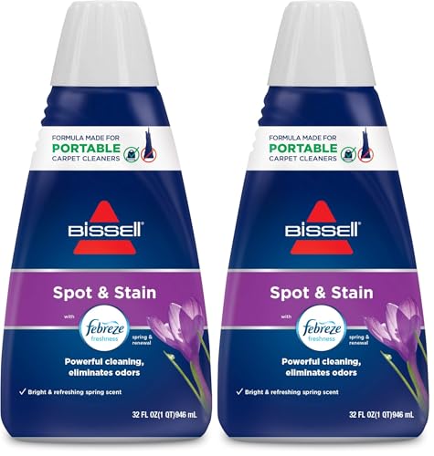 Image of Bissell Spot & Stain with Febreze Freshness Spring & Renewal Formula,7149,32 ounces,(Pack of 2)