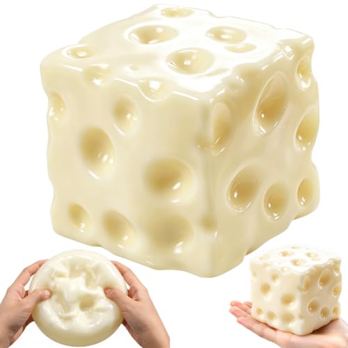 Big Coconut Oil Squishy 320g/2.9Inch Cheese Squishy - Non-Rebound Moldable - image 1