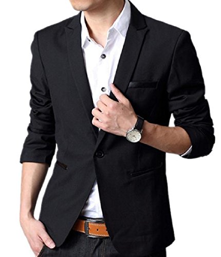 Zago Men Western Casual Leisure Slim Tailoring Padded Suit Blazer2