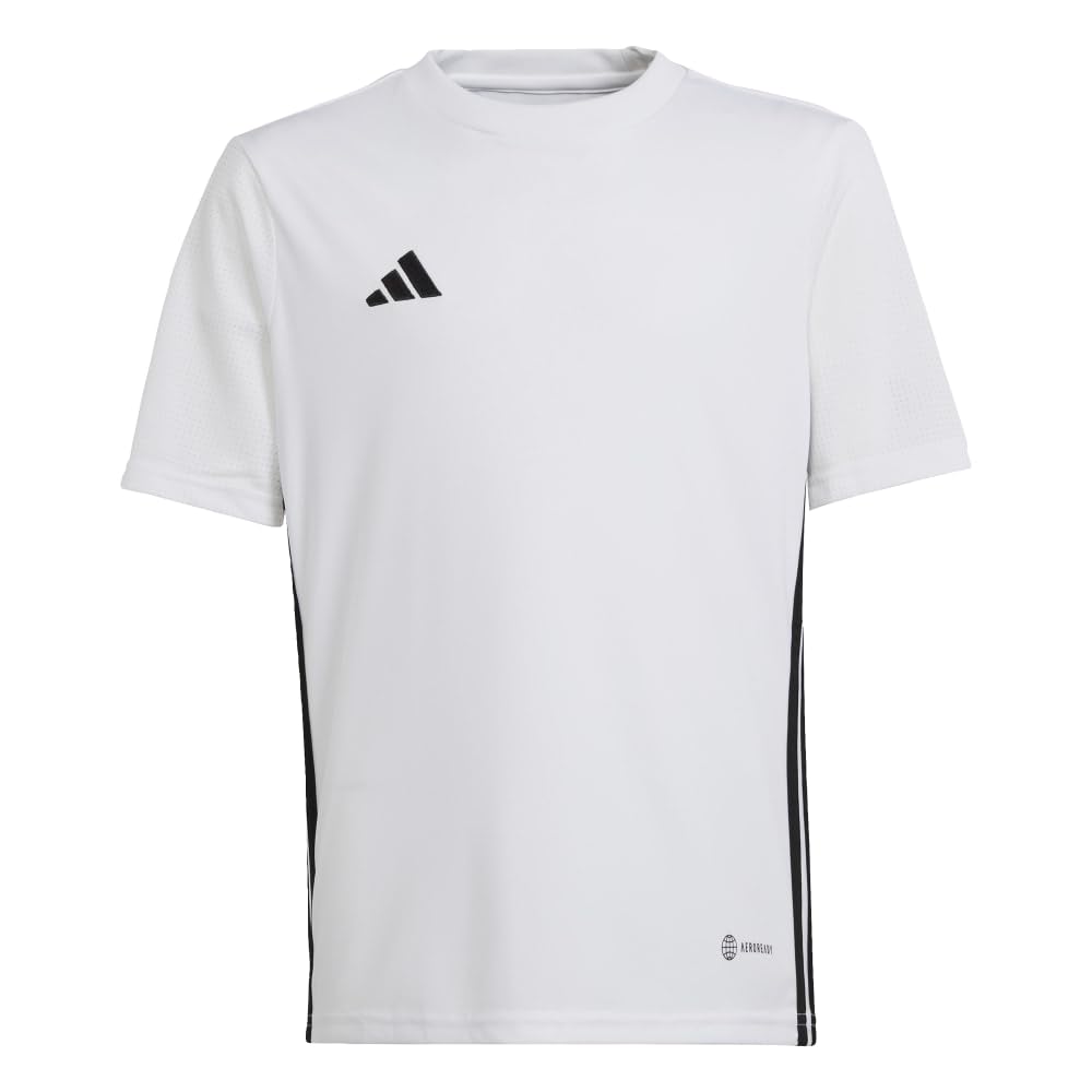 adidas Unisex Kids Tabela 23 Jersey Youth Shirt, White/Black, 9-10 Years