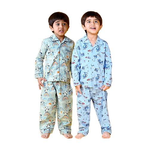 Image of Jam & Sugar Boys Cotton Printed Night Suit Set