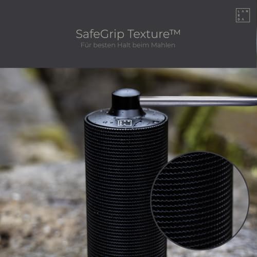 LAMBDA COFFEE® TERRA SIGMA I Espressomühle mit 108 einstellbaren Mahlgraden mit 0,055mm Einstellpräzision I Edelstahl Mahlwerk I leichtes… – Ansicht 6