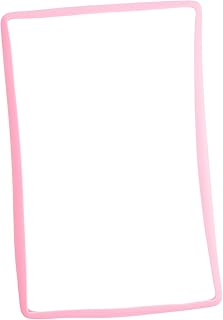 ABOOFAN Protector De Pantalla De Navegación Marcos De Pantalla Táctil Marco Protector De Navegación Flexible Accesorio De Pantalla De Navegación Del Vehículo Rosa Gel De Sílice