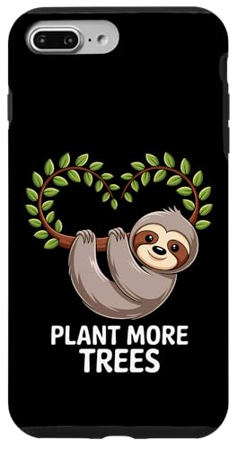 Earth Day Bradipo Pianta più alberi ambientali Custodia per iPhone 7 Plus/8 Plus
