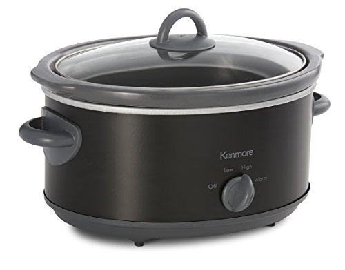 Kenmore 88918 5 Quart Slow Cooker in Black Kenmore 88918 5 Quart Slow Cooker in Black