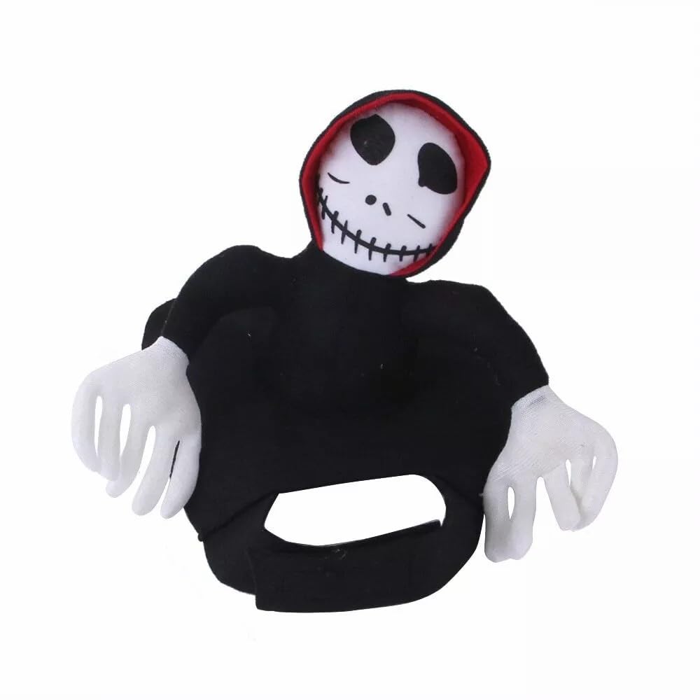Pet Riding Costume Novelty Pet Supplies Ghost Rider Horse Riding Designed Dog Cats Apparel Party Dressing up Clothing Halloween (M) - Image 2