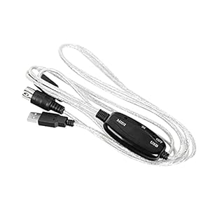 MIDI-Kabel Muziek Bewerken Kabel MIDI aan USB Converter Kabel In Uit 5 Speld (Als Foto)