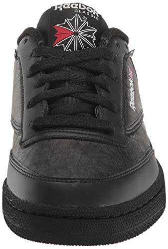 Reebok Unisex Adult Club C Sneaker, Black/White, 8 Women 6.5 Men US2