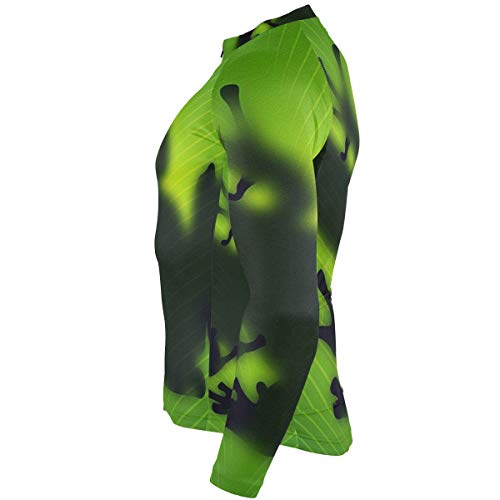 SLHFPX Frog Mens Cycling Jersey Top Long Sleeve Mountain Bike Skinsuits Outfit