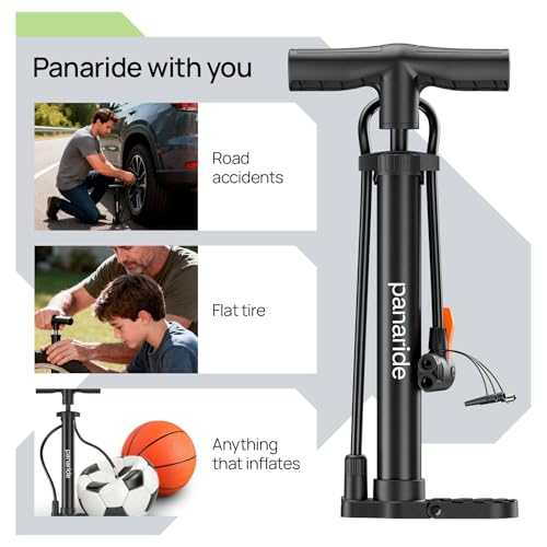 Bike Pump Floor, Advanced Bike Tire Inflator, Bicycle Hand