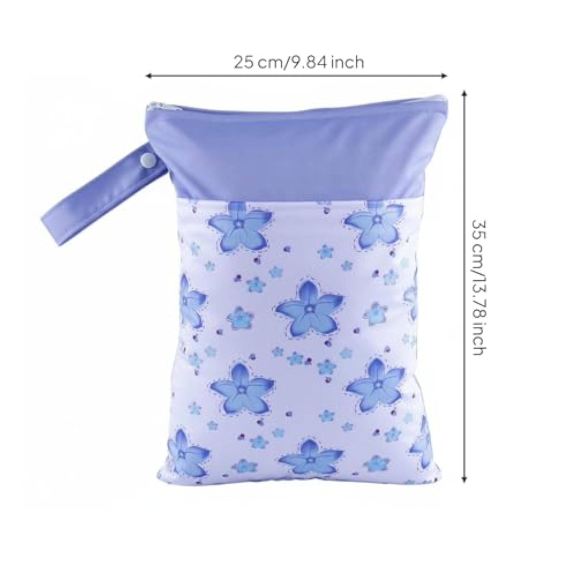Reusable Wet Dry Bag, Leak-Resistant Diaper Pouch