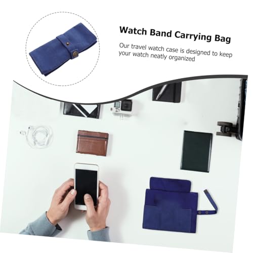 Funda para correas de reloj lavable y delgada que protege cinco piezas 7