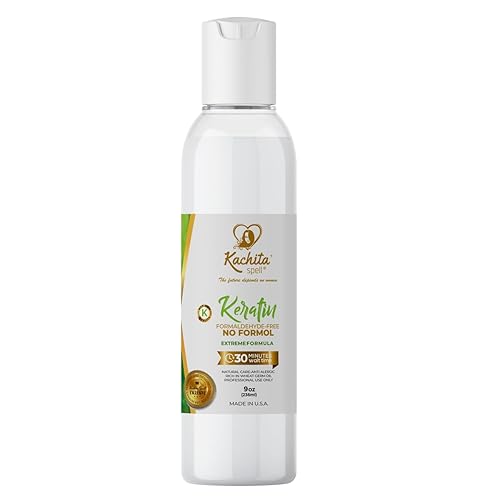 Miniatura 5 de Kachita Hechizo Kit No Formol Queratina Brasileña Tratamiento Alisado de Queratina  Tratamiento Capilar Rejuvenecimiento Sistema Rejuvenecedor Libre