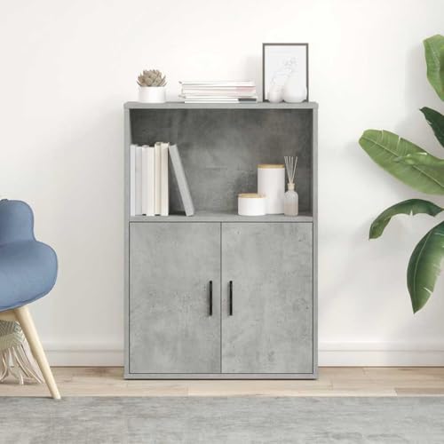 Biblioteca compacta gris para solucionar la falta de espacio en el estudio 4