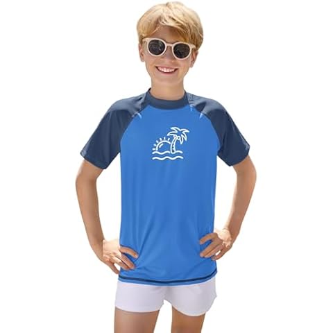 BesserBay Boys Sun Protective Rash Guard Shirt Cover