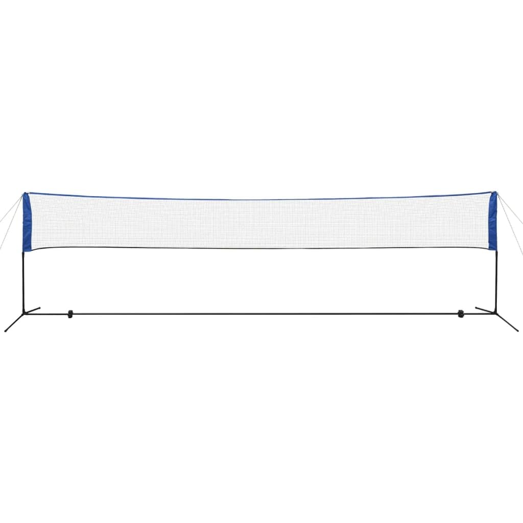 Filet de badminton avec volants 600 x 155 cm
