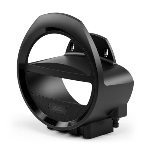 Kärcher Soporte para manguera Plus; ranuras para jeringas y varillas de riego, compartimento de almacenamiento para accesorios de riego o jardín, adecuado para todo tipo de mangueras de jardín, color