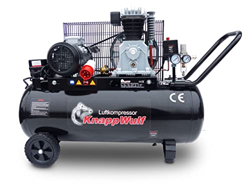 KnappWulf Compressor KW3300 persluchtcompressor 100 l ketel riemaandrijving 400 V met 320 l leverhoeveelheid - Afbeelding 4