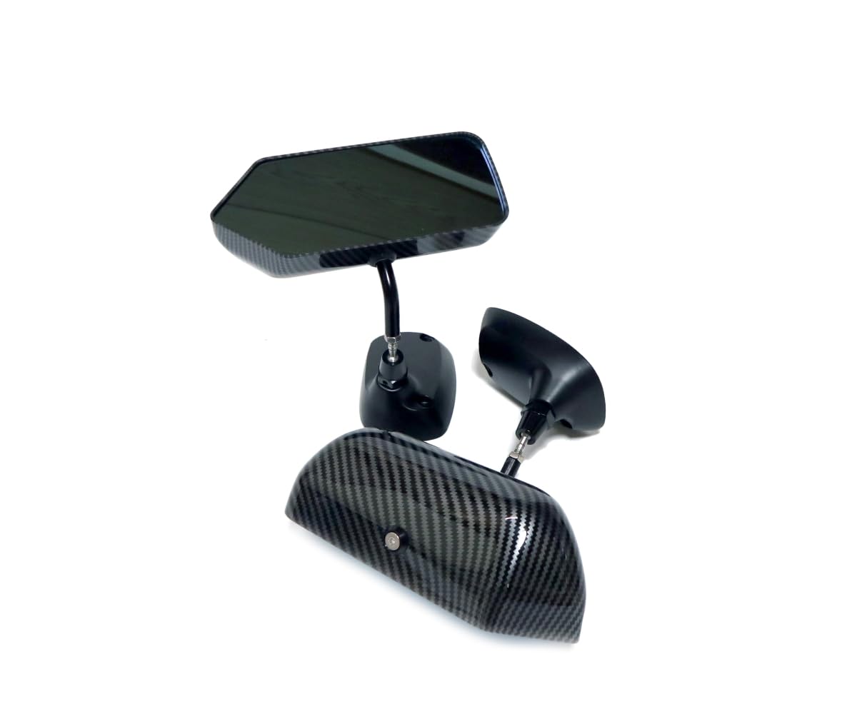 Amazon | 汎用 レーシングミラー 軽量ブルーレンズGTドアミラー ドア