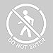 Accuform DO NOT Enter (PMS204)