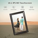 10.1 Inch WiFi Digital Picture Frame, 1280x800HD IPS Touch Screen Digital Photo Frame Electronic,16GB Memory, Auto-Rotate, Wall Mountable, Share Photos/Videos Instantly via Uhale App from Anywhere - Image 2