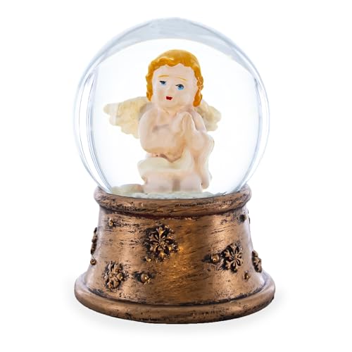 Golden Angel Mini Water Snow Globe
