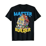 レゴのレンガ造りマスタービルダー面白い曲がった家。 Tシャツ