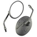 honda vt 125 shadow Artikelhöhe: 0inch LQW HOME Motorrad Spiegel Motorräder Seitenspiegel for Honda VT125 VT400 Schatten 400 CA125 CMX250 Rebel CM125 CM250 CM450 VT250 VF700C VF1100C Magna 250 Seitenspiegel (Color : Black)