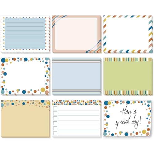 Bloc notes adhésifs animaux mignons GLOBLELAND 400 feuilles pour bureau