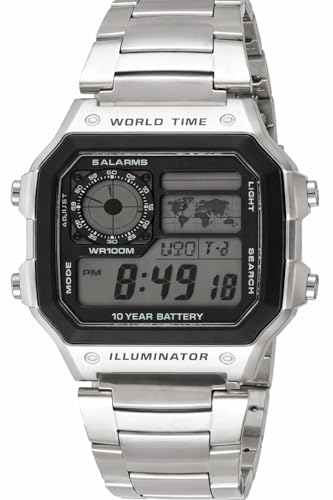 AROA Digital Steel Gasio Watch with Illuminator Backlight - Image 2