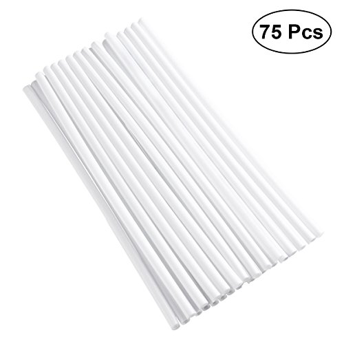 VORCOOL 75PCS Bicycle Spoke Skins Wraps Covers Motorcycle Motocross Dirt Bike MTB Wheel Rim Bike Spoke Wraps Protector Kit (White)