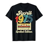 Photo Gallery 50 anni vintage aprile 1975 edizione limitata 50° compleanno maglietta Photo Gallery 50 anni vintage aprile 1975 edizione limitata 50° compleanno maglietta