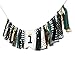 Wild One 1st Birthday Banner - Premium Highchair Backdrop for Baby Boy's First Birthday Party Decorations, Jungle Theme Photo Booth Props, Reusable Wall Decor