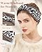 WELROG 3PCS Winter Headbands for Women - Fleece Lined with Bow Design Warm Ear Warmer for Cold Weather