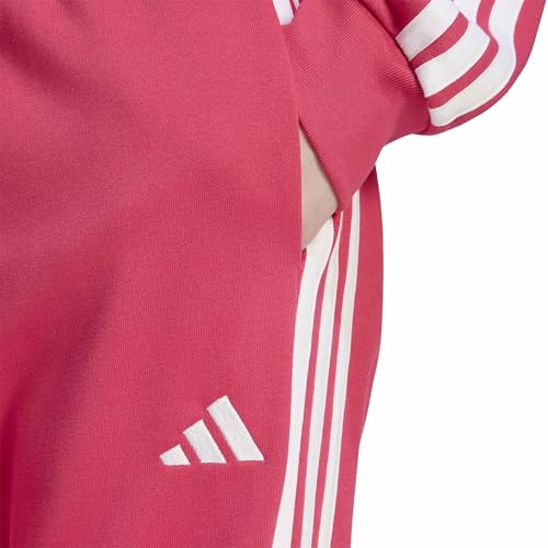 adidas Damen Essentials 3-Stripes French Terry Cuffed Pants, Power pink/White, XS – Ansicht 4