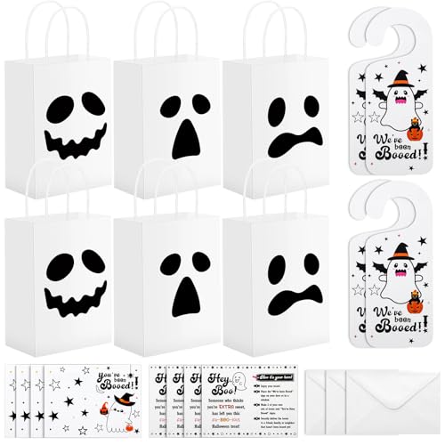 Sacs en papier Boo avec crochets pour poignée de porte : animez votre quartier