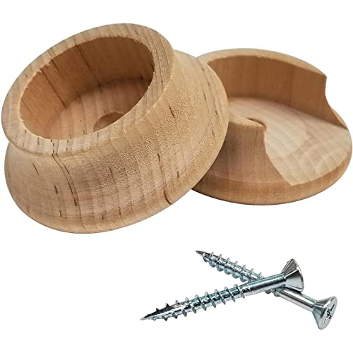 Heavy-Duty Wooden Pole Socket, Fits Poles up to 1-3/8