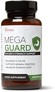 Microbiome Labs MegaGuard - Artichoke Leaf + Ginger Extract to Support Digestive Health - Daily Gut Health Supplement for Occasional Bloating Relief (60 Capsules)