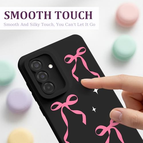 CASBST for Galaxy A36 5G Phone Case, Printed Silicone, Bowknot - image 2