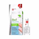 Eveline 8in1n Total Action Sensitive Nail Conditioner Intensive Nail Harder 12ml