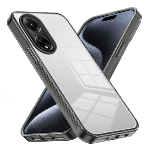 SEAHAI Cover per Oppo A98 5G, Custodia Protettiva Ultra Sottile ed Elegante in Silicone TPU Flessibile, Glitter Modelli Colorful Cover Antiurto Case - Bianco
