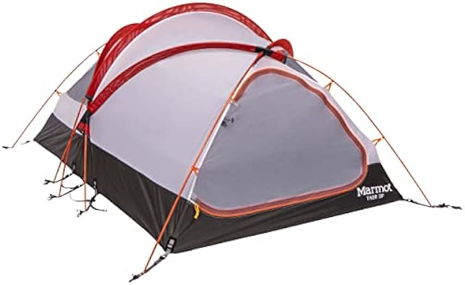 Marmot Thor 2-Person Tent | Easy Set-Up, Water-Resistant, Storm Ready, Blaze, 2 Person