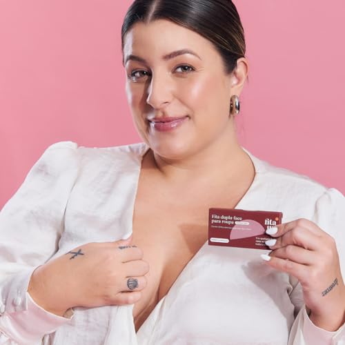 Kit 18 Tirinhas Dupla Face Para Roupas Fita Up