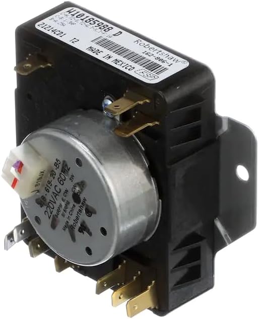 W10185988 Timer Compatible With Whirlpool Dryers - Budora - W10894766, 4452980, PS11759803