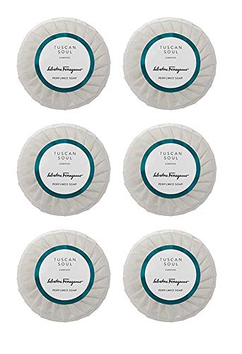 Tuscan Soul Convivio Pleated Soaps - Set of 6, 50 gm soaps