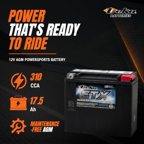 Image of Deka Power Sports ETX20L Battery
